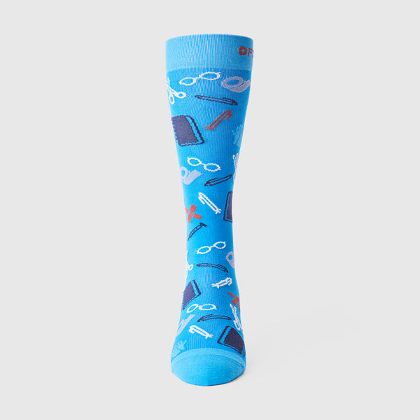Unisex Blue Horizon Scrub In - Compression Socks