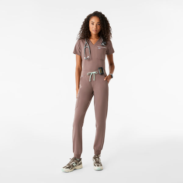 Women's Smokey Taupe Catarina - Scrub Top™