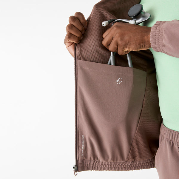 Men's Smokey Taupe Cobaki - Scrub Jacket