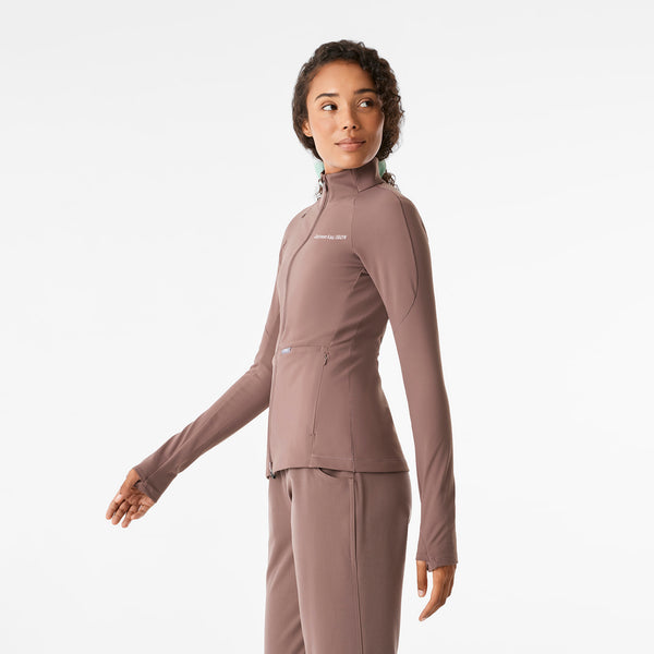 Women's Smokey Taupe ContourKnit Scrub Jacket™