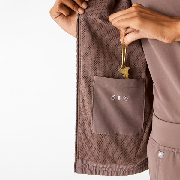 Women's Smokey Taupe Sydney - Scrub Jacket