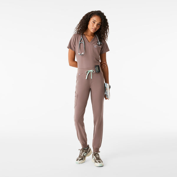 Women's Smokey Taupe Zamora - Petite Jogger Scrub Pant™