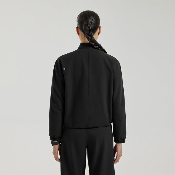 Women's Black Blakely FIBREx ¼ Zip Scrub Top
