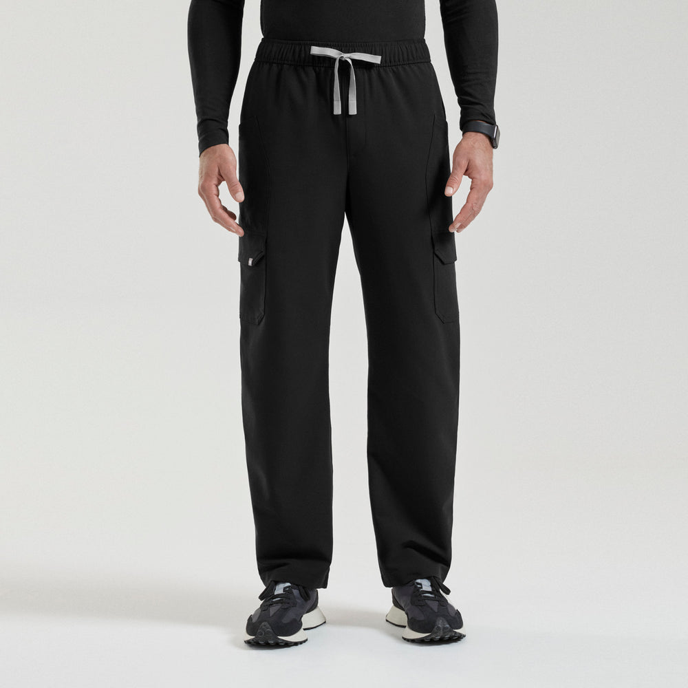 Men's Black Colfax FIBREx Barrel-Leg - Scrub Pant