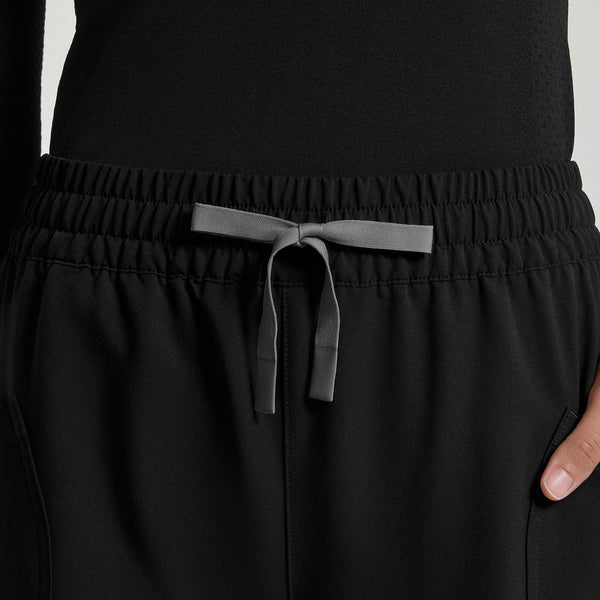 Women's Black Jenner FIBREx Barrel-Leg - Scrub Pant