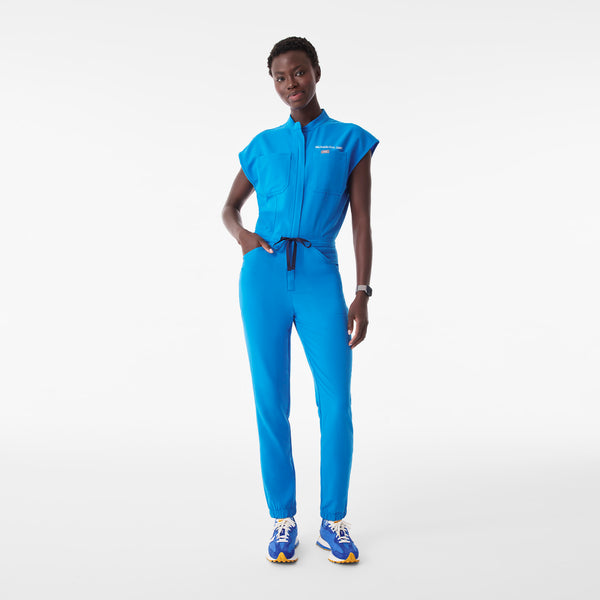 Women's Blue Horizon Rafaela Cargo - Petite ScrubJumpsuit™
