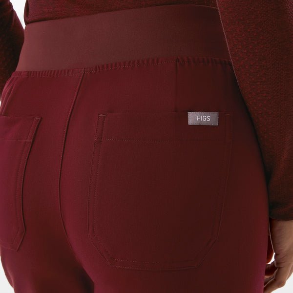 Women's Burgundy Livingston High-Rise - Tall Straight-Leg Scrub Pant™