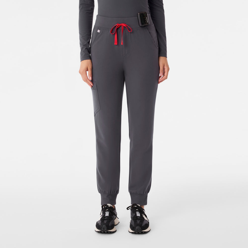 Women's Charcoal Zamora High-Rise™ - Jogger Scrub Pant (3XL - 6XL)