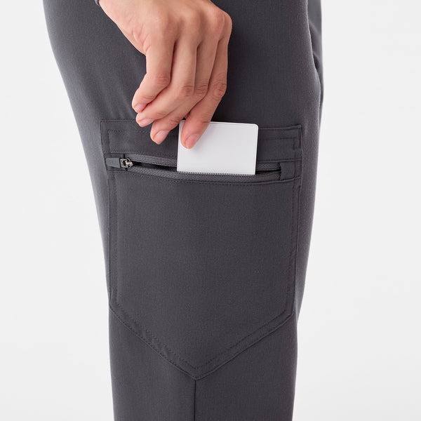 Women's Charcoal Zamora™ High-Rise - Petite Jogger Scrub Pant