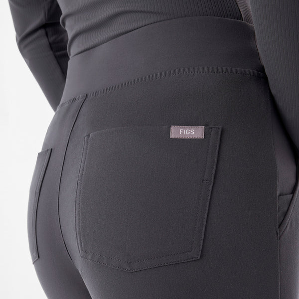 Women's Charcoal Zamora™ High-Rise - Petite Jogger Scrub Pant