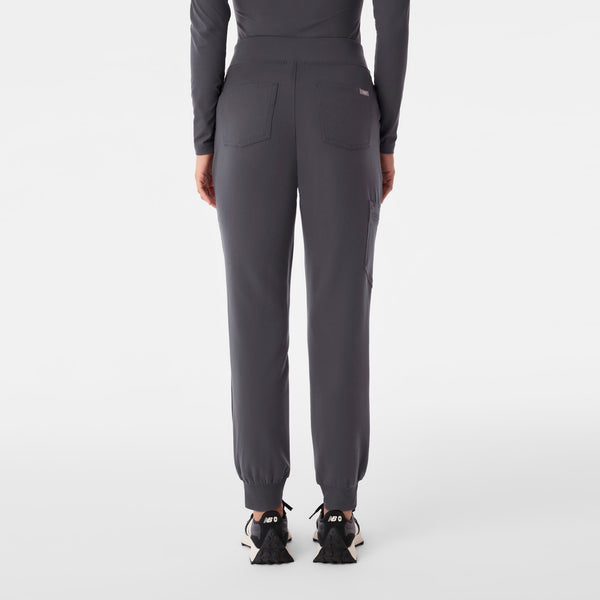 Women's Charcoal Zamora™ High-Rise - Petite Jogger Scrub Pant