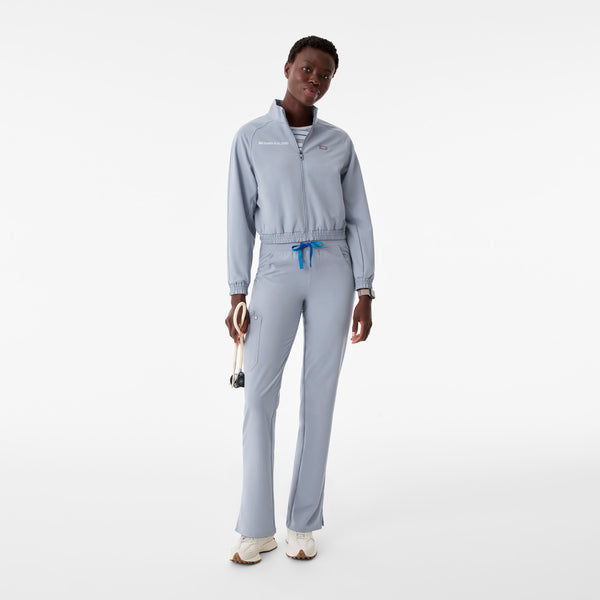Women's Harbor Grey Sydney Cropped - Scrub Jacket