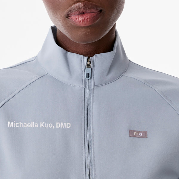 Women's Harbor Grey Sydney Cropped - Scrub Jacket