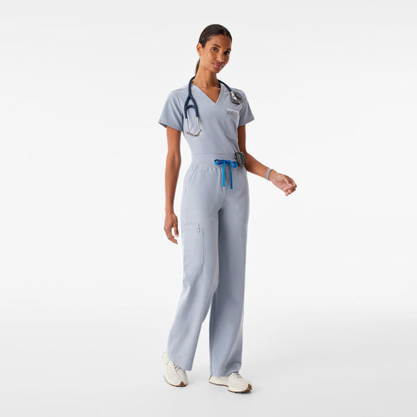 Women's Harbor Grey Catarina Petite -  Scrub Top™