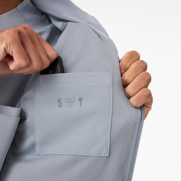 Men's Harbor Grey Cobaki - Scrub Jacket