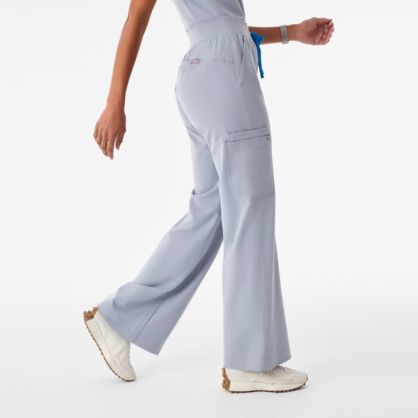 Women's Harbor Grey Isabel High-Rise Wide-Leg - Tall Scrub Pant