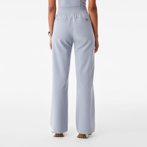 Women's Harbor Grey Isabel High-Rise Wide-Leg - Tall Scrub Pant