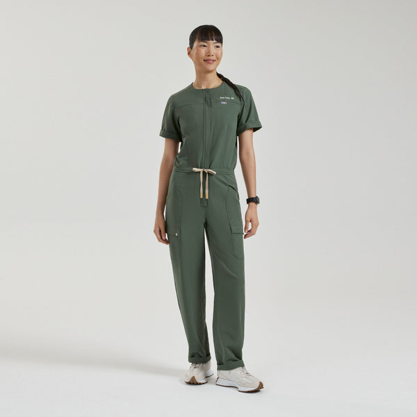 Women's Moss Castella FIBREx Barrel-Leg - Tall ScrubJumpsuit™