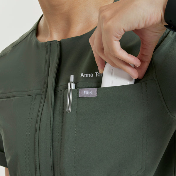 Women's Moss Castella FIBREx Barrel-Leg - Tall ScrubJumpsuit™