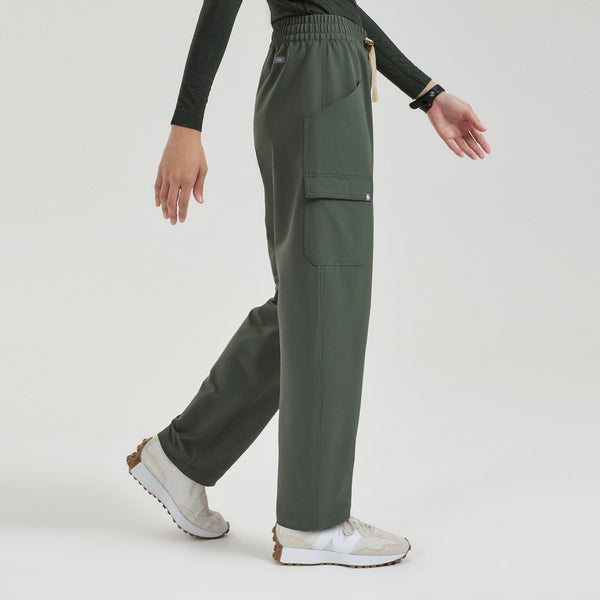 Women's Moss Jenner FIBREx Barrel-Leg - Petite Scrub Pant