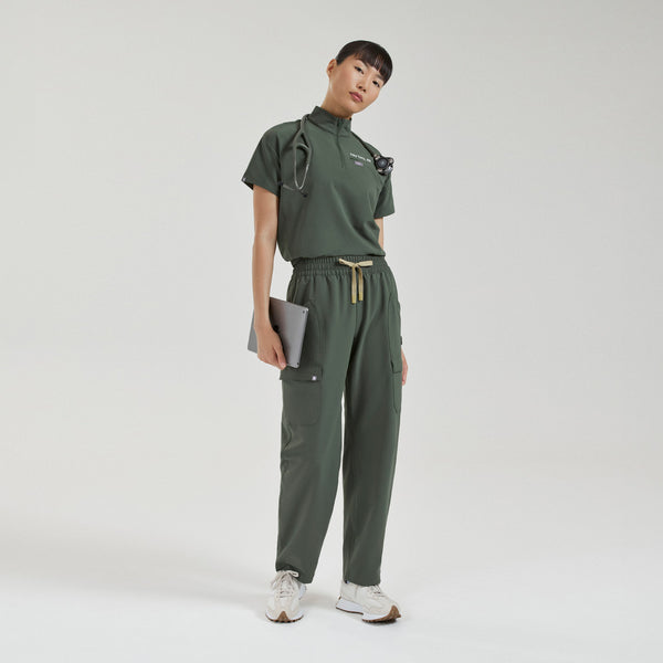 Women's Moss Jenner FIBREx Barrel-Leg - Petite Scrub Pant