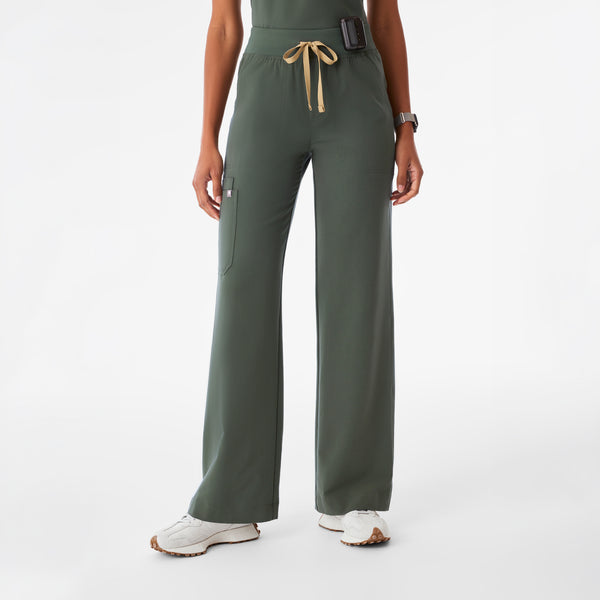 Women's Moss Isabel High-Rise Wide-Leg - Tall Scrub Pant