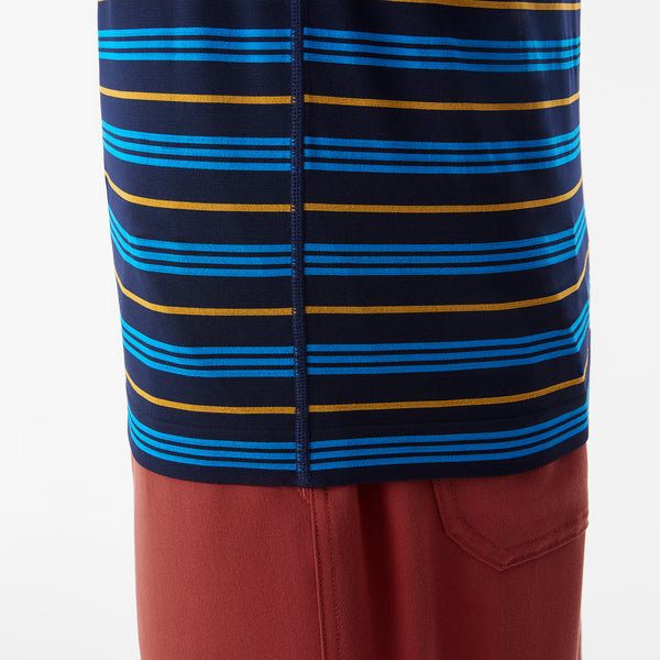 Men's Navy Makato Striped - Long-Sleeve Underscrub