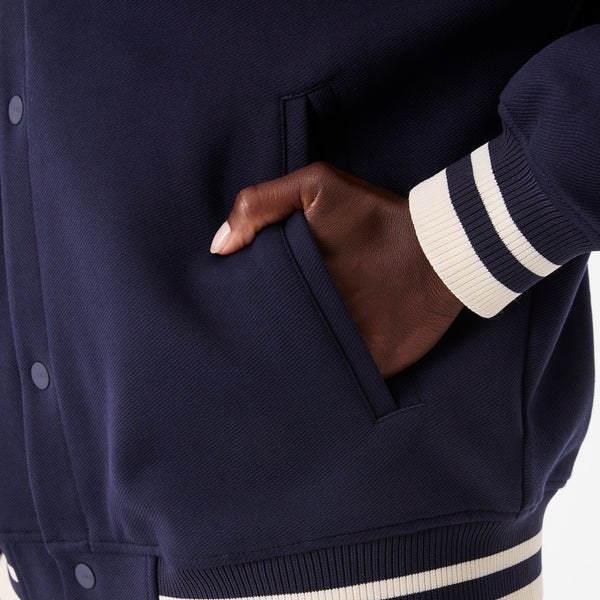 Unisex Navy Prescott Letterman Jacket