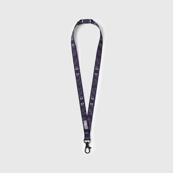 Navy Printed FIGS Lanyard