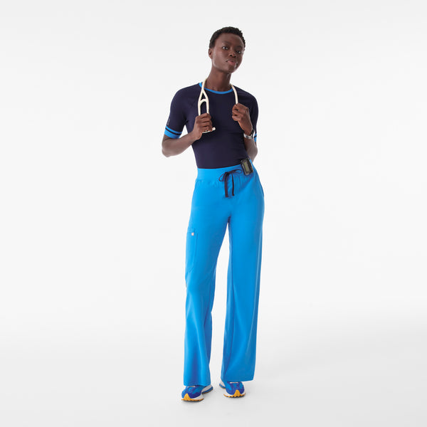 Women's Navy Salta Striped - Short-Sleeve Underscrub
