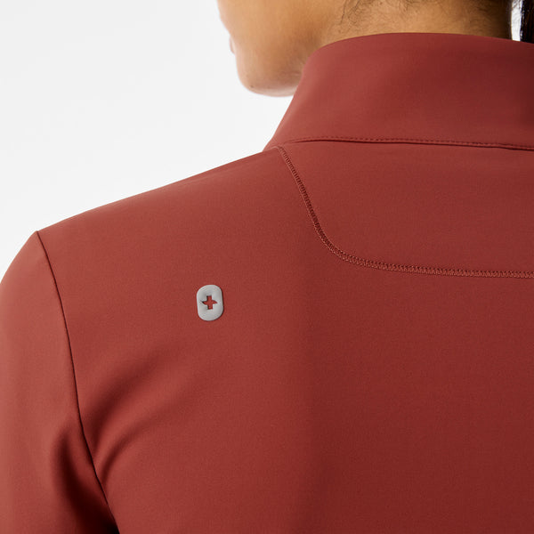 Women's Sienna ContourKnit Cropped Scrub Jacket