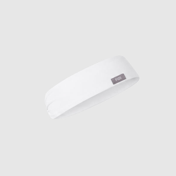 Optic White FIGS Cinched Headband