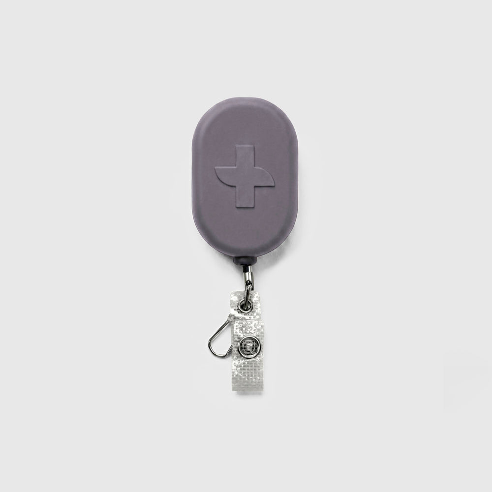 FIGS Grey Logo Badge Reel