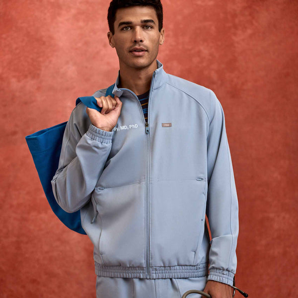 Men's Harbor Grey Cobaki - Scrub Jacket