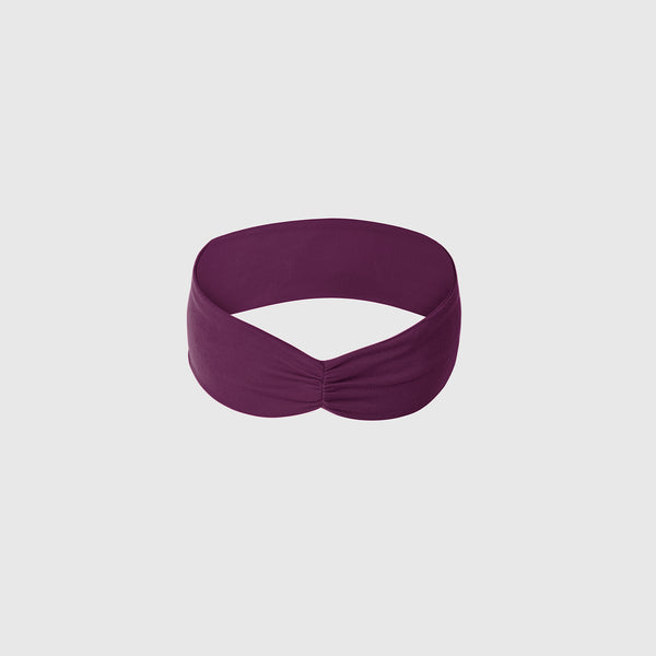 Deep Purple FIGS Cinched Headband