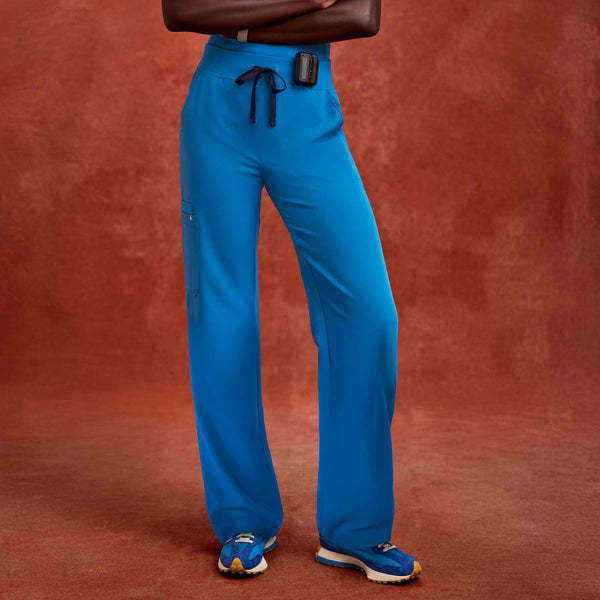 Women's Blue Horizon Isabel High-Rise Wide-Leg - Tall Scrub Pant