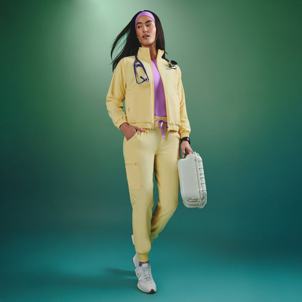 Women's Butter Yellow Zamora - Petite Jogger Scrub Pant™