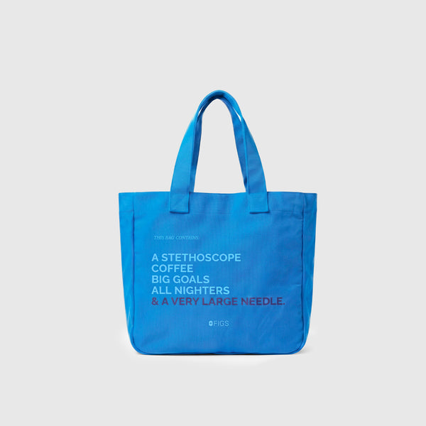 Blue Horizon - A Very Large Needle Mini Canvas Tote