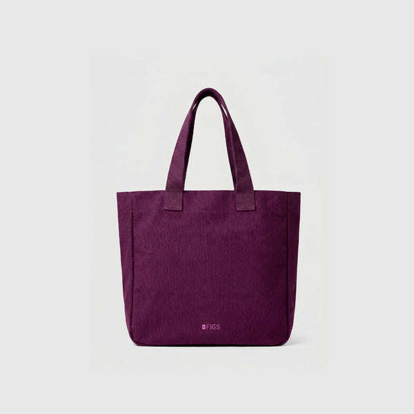 Deep Purple - A Very Large Needle Mini Canvas Tote