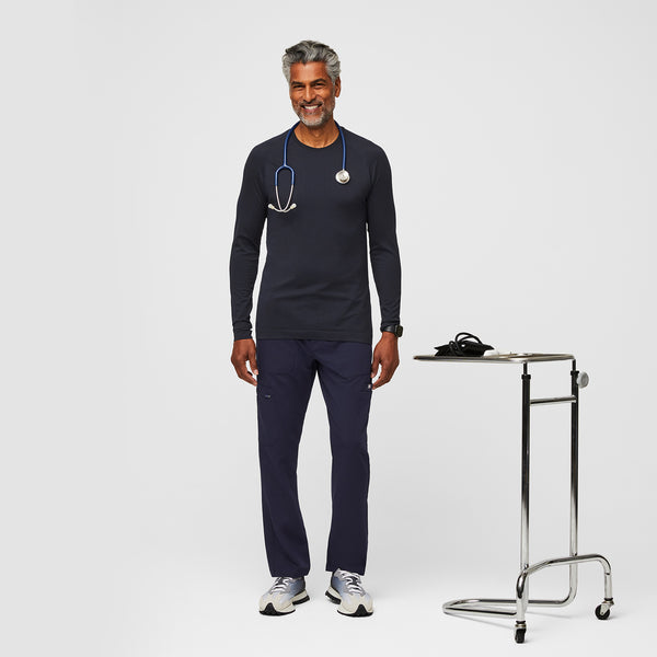 Men's Navy Makato Seamless - Long-Sleeve Underscrub (3XL-6XL)