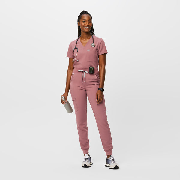 Women's Mauve Zamora High-Rise™ - Jogger Scrub Pant (3XL - 6XL)