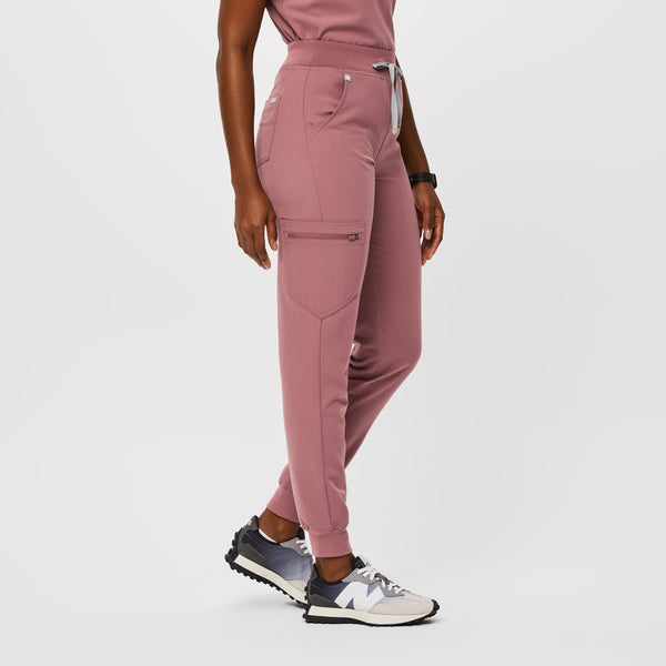 Women's Mauve Zamora High-Rise™ - Petite Jogger Scrub Pant (3XL - 6XL)