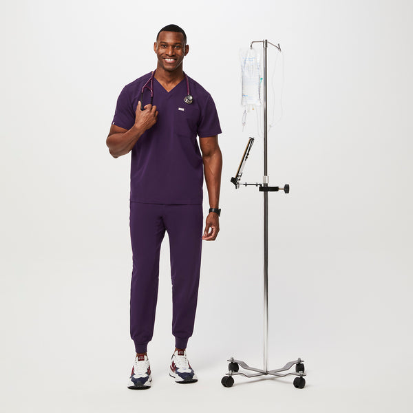 Men's Purple Jam Leon -  Scrub Top™
