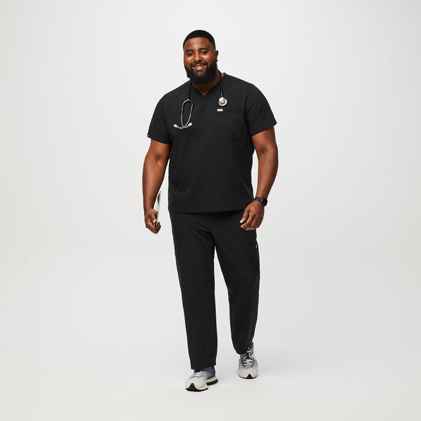 Men's Black Chisec™ -  Scrub Top (3XL - 6XL)