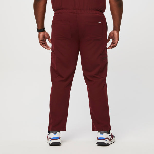 men's Burgundy Cairo™ - Short Cargo Scrub Pants (3XL - 6XL)