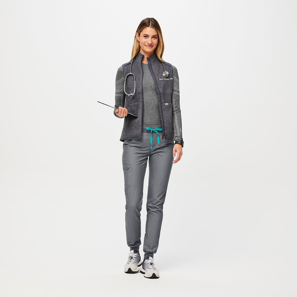 Women's Heathered Dark Charcoal On-Shift™ - Sweater-Knit Vest