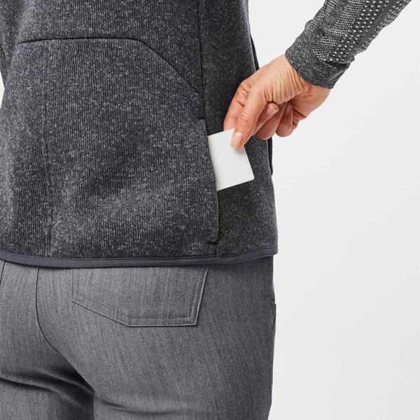 Women's Heathered Dark Charcoal On-Shift™ - Sweater-Knit Vest