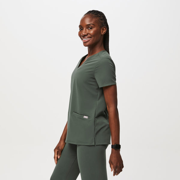 Women's Moss Casma -  Scrub Top