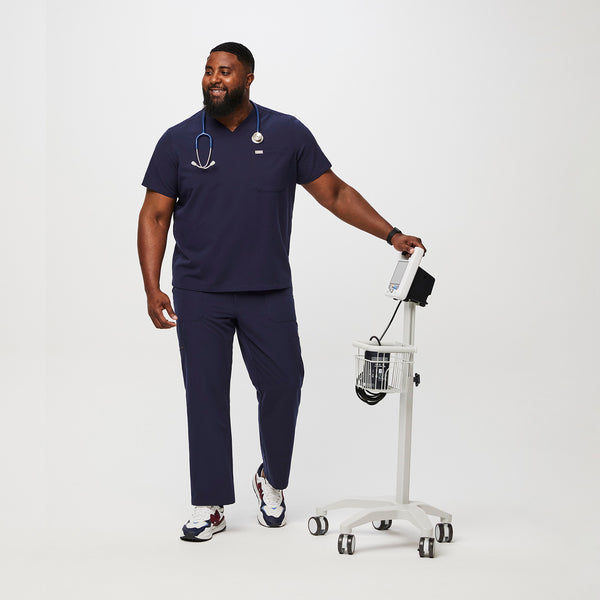 Men's Navy Chisec™ -  Scrub Top (3XL - 6XL)