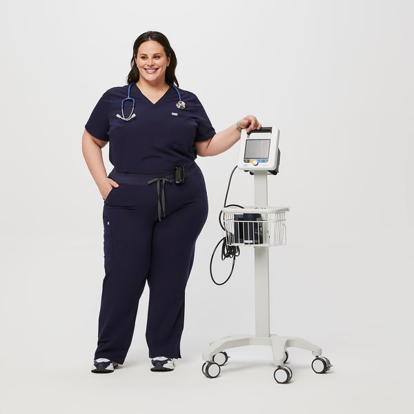 Women's Navy Kade - Petite Straight-Leg Scrub Pant™ (3XL - 6XL)